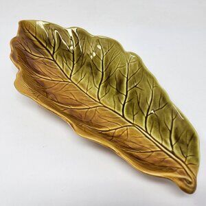 Royal Winton Leaf Shaped Bowl Autumn Colors Catch All Dish Grimwades 12" VTG